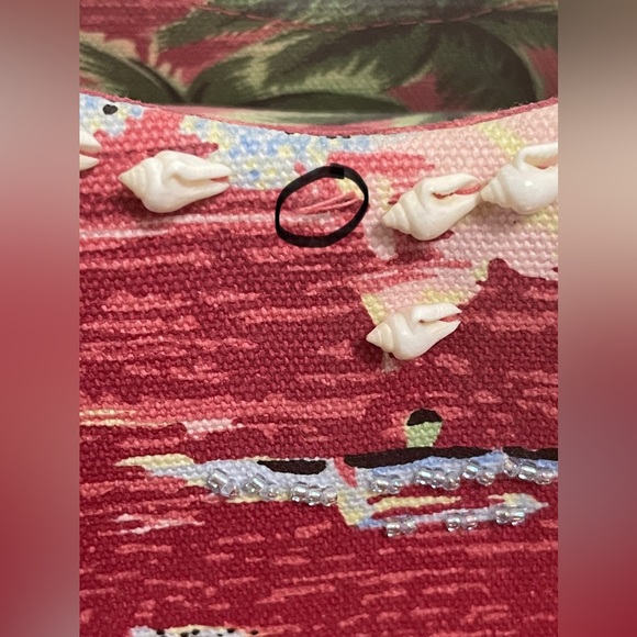 Timmy Woods Beverly Hills Rare Hawaiian Beach Seashell Hand bag - Picture 11 of 12